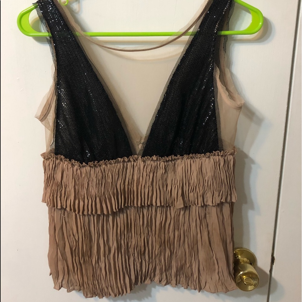 Black and Tan Sparkled Hanging Tank